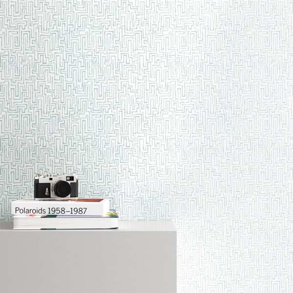 AllModern Delaney Geometric Wallpaper Wayfair